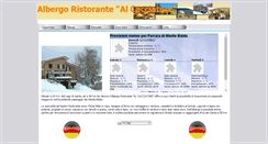 Desktop Screenshot of albergoristorantecacciatore.it